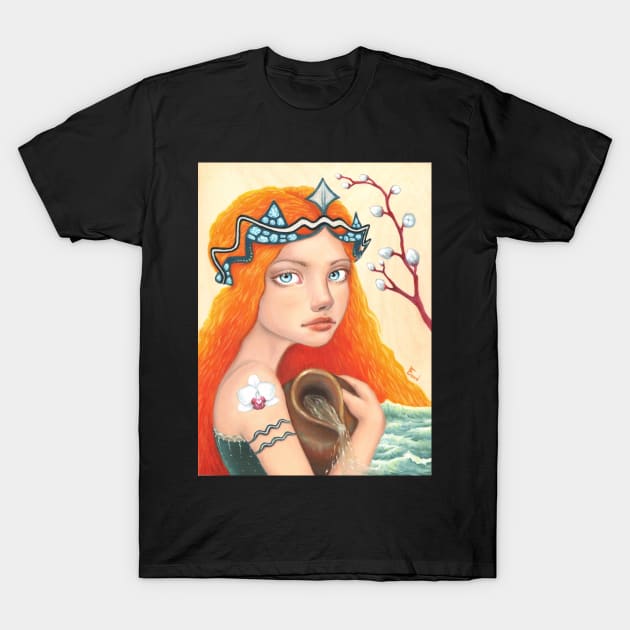 Aquarius T-Shirt by TanyaBondArt